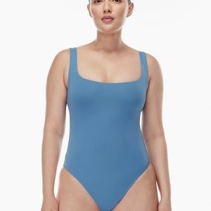 NWOT - Babaton Contour Tank Bodysuit - Flagstone Blue - XS
